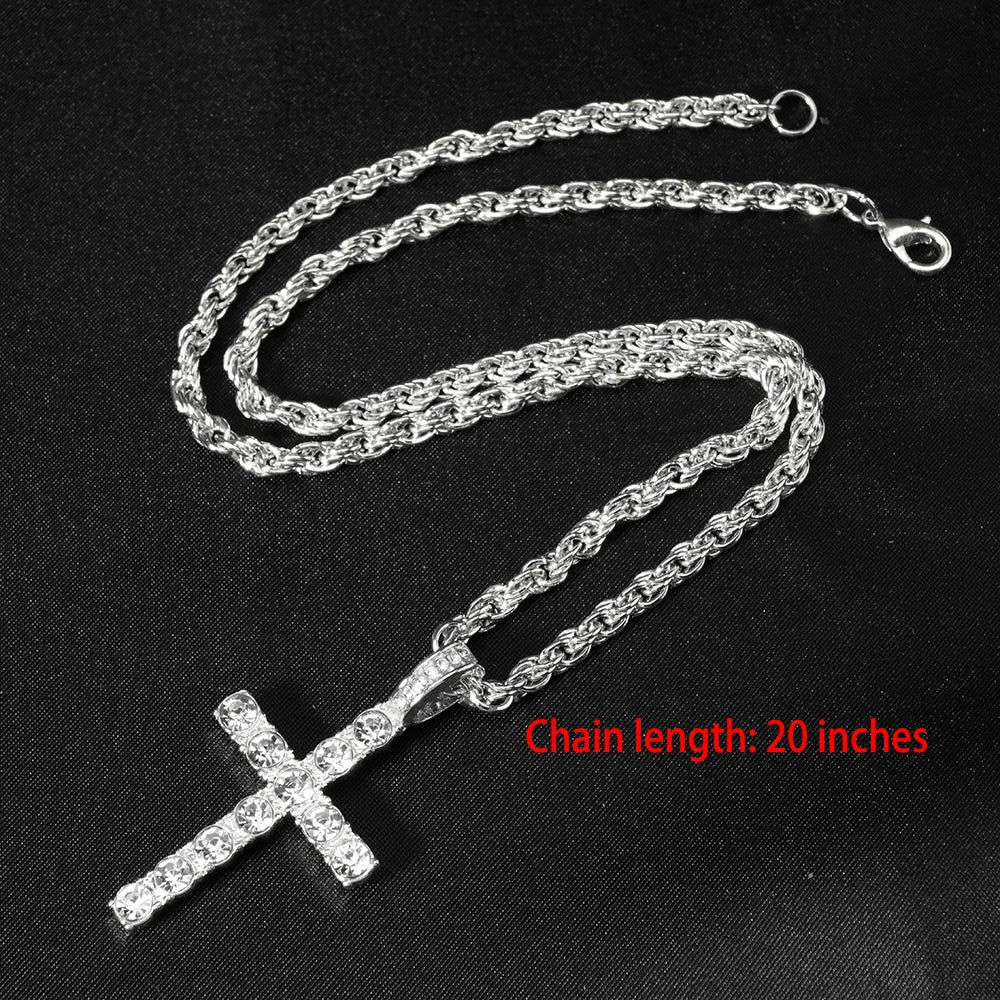 Collar "Urban Cross" Iced-Out | Estilo Impactante | D-LINK