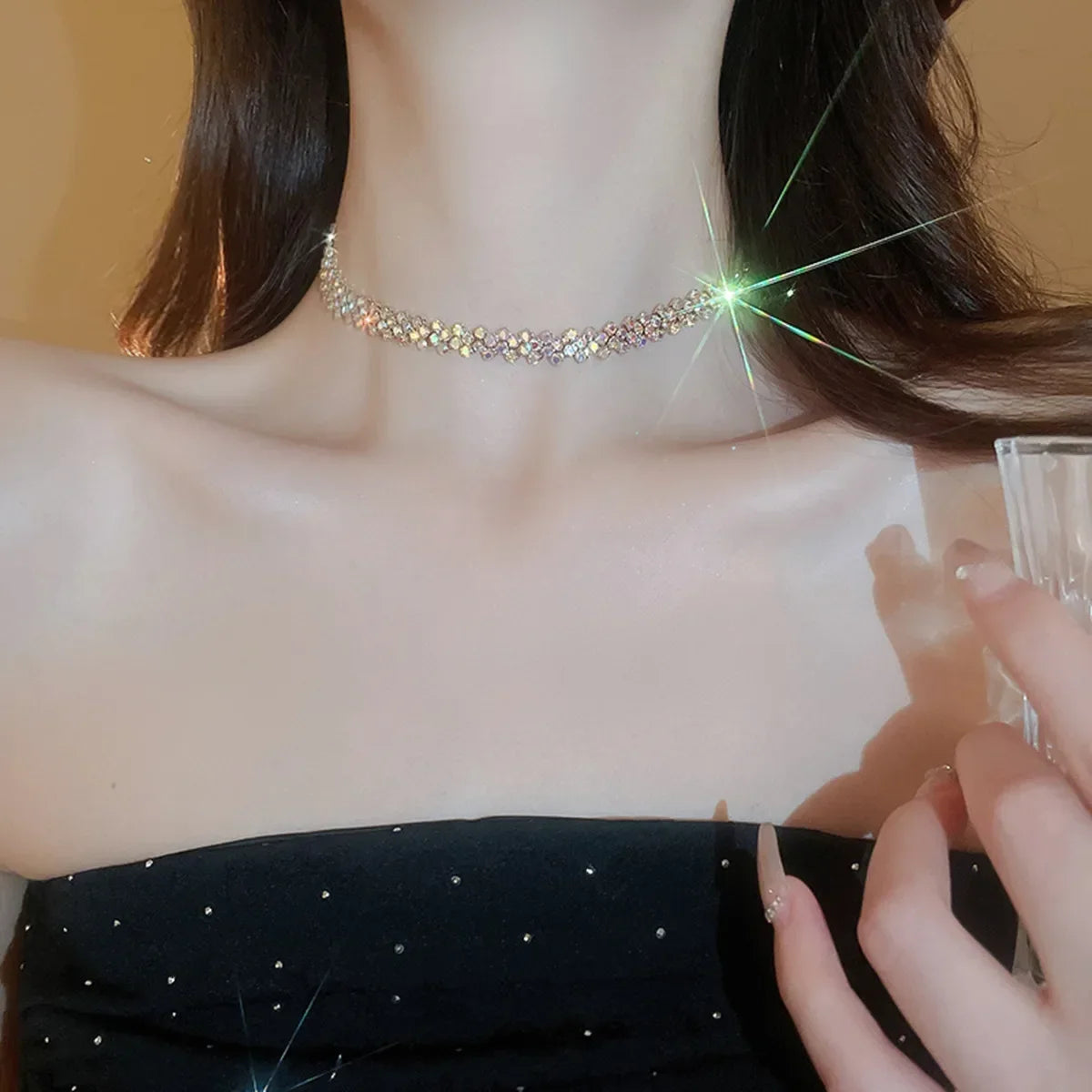 Choker "Crystal Glam" | Estilo Trendy | D-LINK
