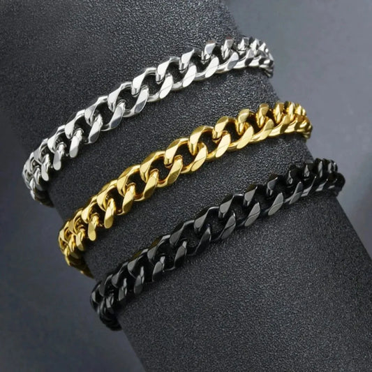 Pulsera Cuban Heritage | Acero Inoxidable Premium
