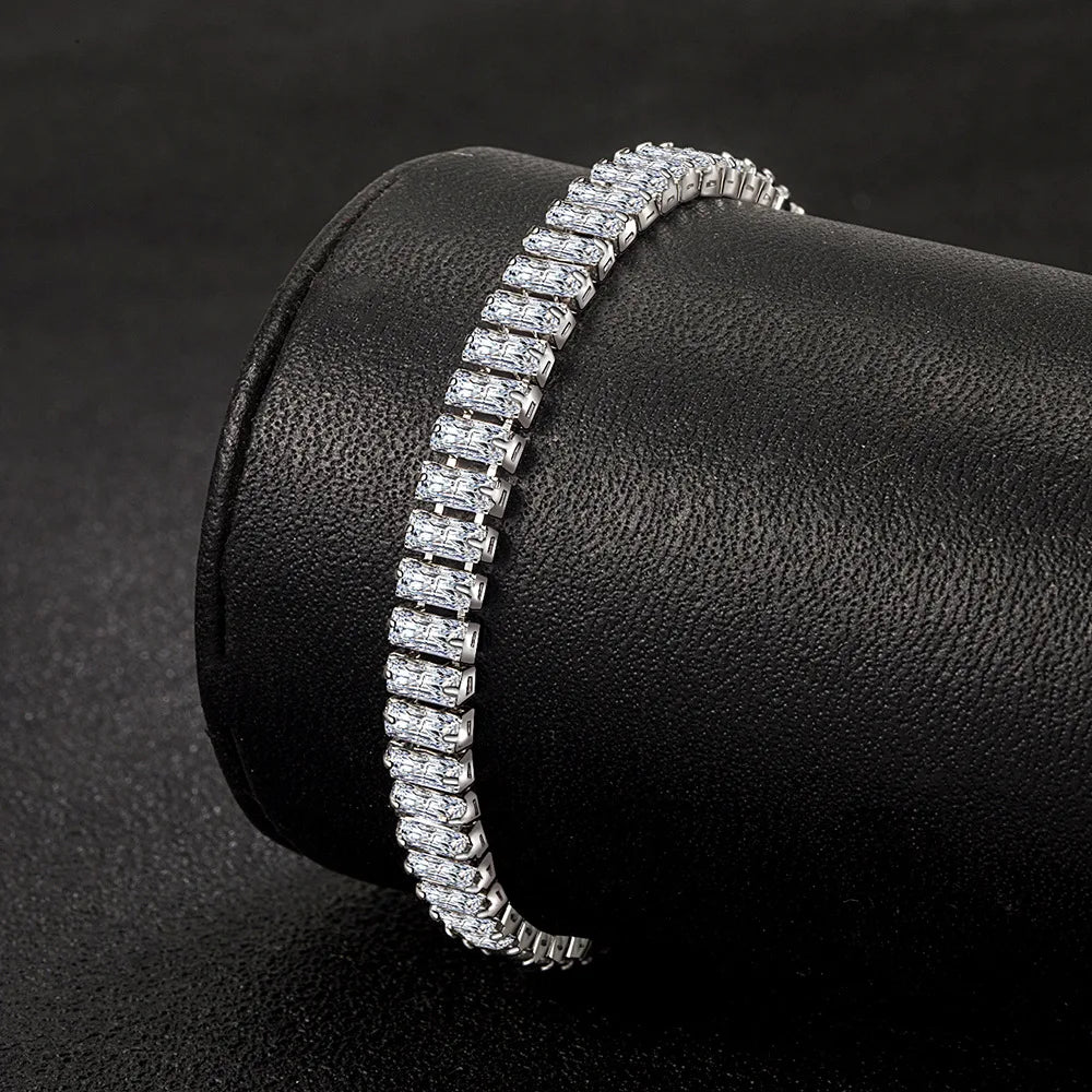 Pulsera "Eternal Tennis" | Brillo Clásico Premium | D-LINK