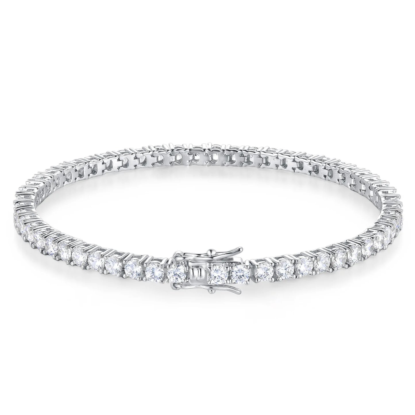 Pulsera "Tennis Moissanite" VVS1 | Certificada | D-LINK