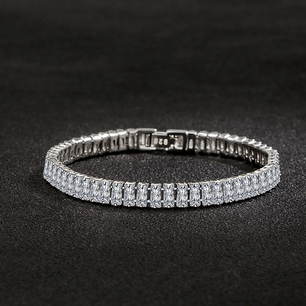 Pulsera "Eternal Tennis" | Brillo Clásico Premium | D-LINK