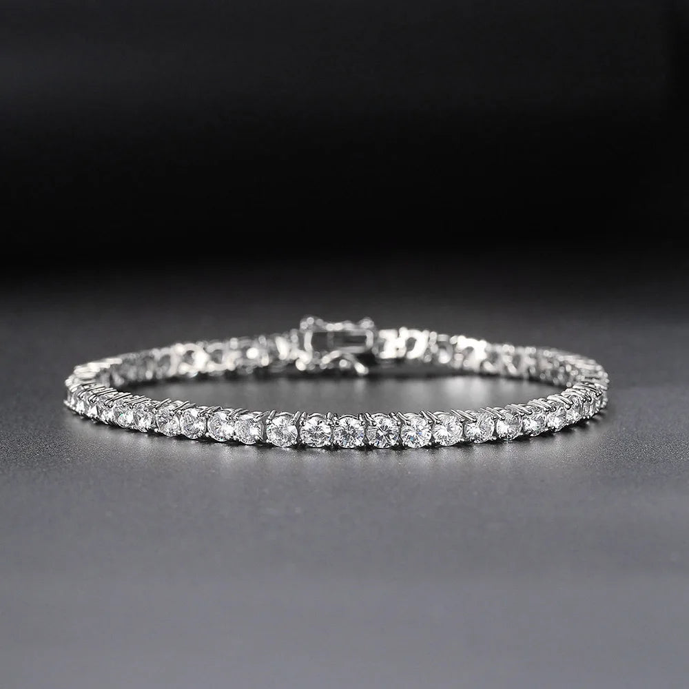 Pulsera "Tennis Moissanite" VVS1 | Certificada | D-LINK