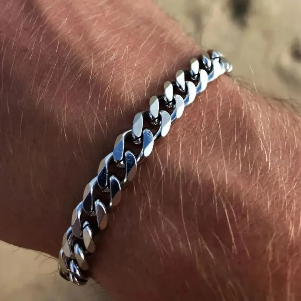 Pulsera Cuban Heritage | Acero Inoxidable Premium