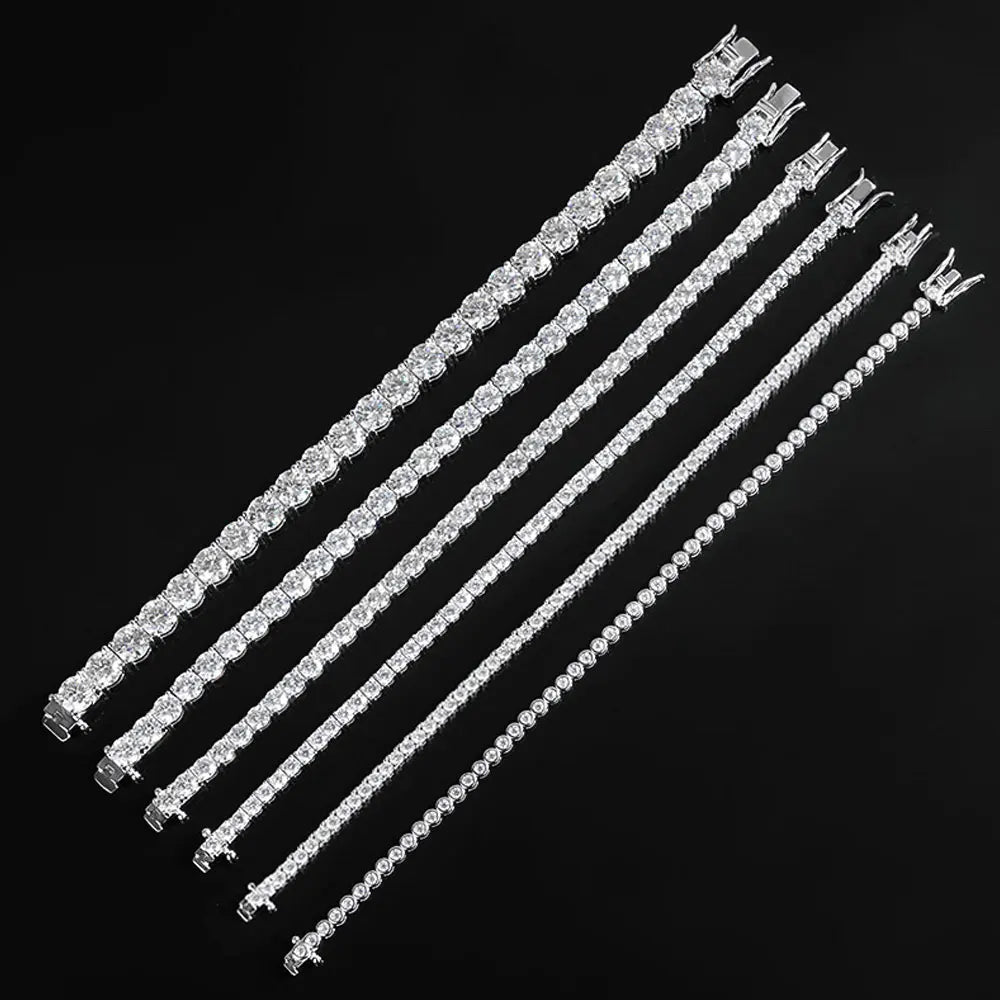 Pulsera "Tennis Moissanite" VVS1 | Certificada | D-LINK