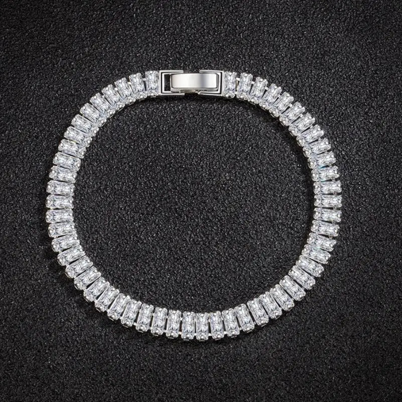 Pulsera "Eternal Tennis" | Brillo Clásico Premium | D-LINK