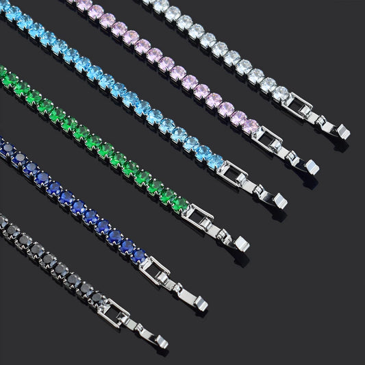 Pulsera "Vibrant Tennis" | Color & Elegance Collection | D-LINK