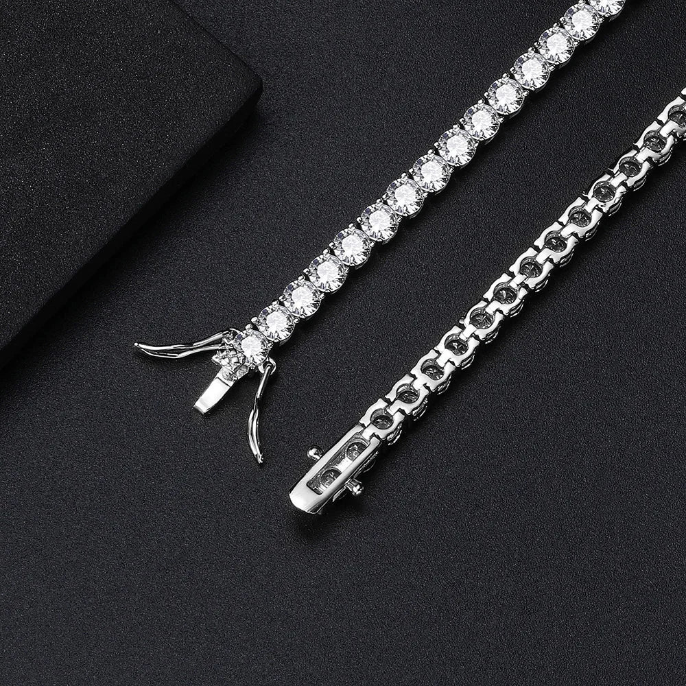 Pulsera "Tennis Moissanite" VVS1 | Certificada | D-LINK