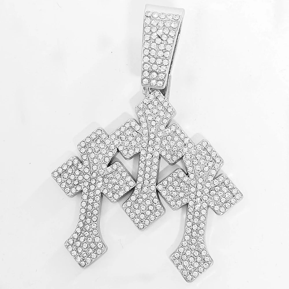 Collar "Urban Cross" Iced-Out | Estilo Impactante | D-LINK
